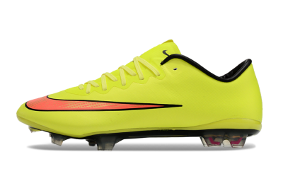 Nike Mercurial Vapor 10 FG Firm Ground Soccer Cleats - Yellow/Black/Red