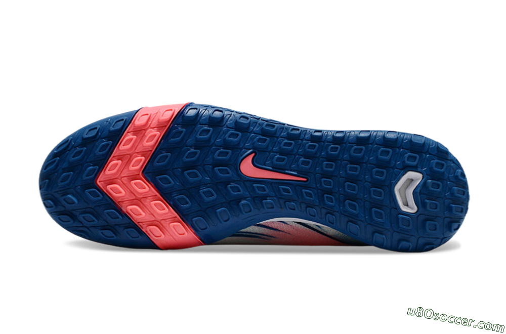 Nike Air Zoom Mercurial Superfly 10 Elite TF Artificial Turf Soccer Shoes - White/Pink/Blue 5