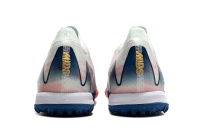 Nike Air Zoom Mercurial Vapor 16 Elite TF Artificial Turf Soccer Shoes - White/Pink/Blue