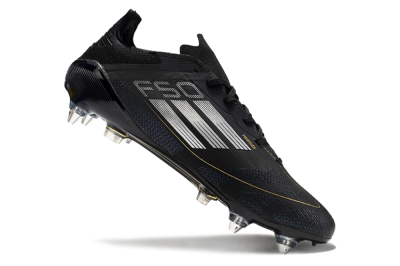 Adidas F50 Elite SG Soft Ground Soccer Cleats - Black/White