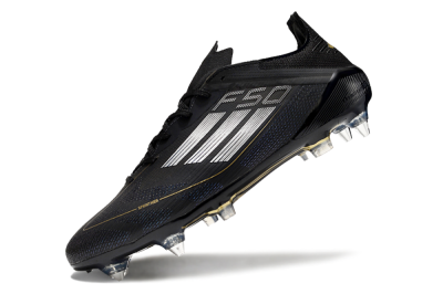 Adidas F50 Elite SG Soft Ground Soccer Cleats - Black/White