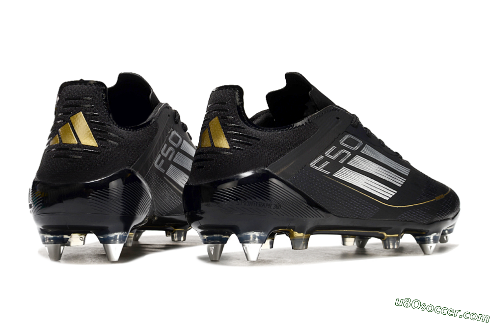 Adidas F50 Elite SG Soft Ground Soccer Cleats - Black/White 6
