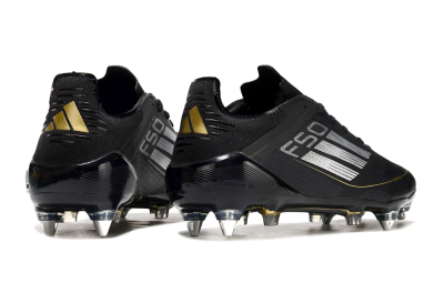 Adidas F50 Elite SG Soft Ground Soccer Cleats - Black/White