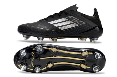 Adidas F50 Elite SG Soft Ground Soccer Cleats - Black/White