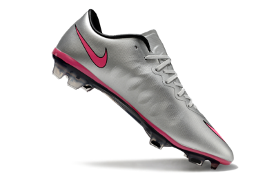 Nike Mercurial Vapor 10 Elite FG Firm Ground Soccer Cleats - Sliver/Pink/Black