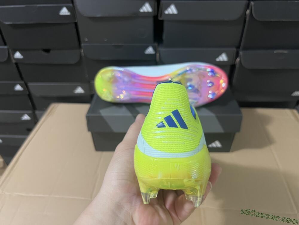 Adidas F50 Elite FG Firm Ground Soccer Cleats - Blue/Pink/Yellow