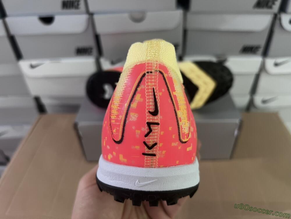 Nike Air Zoom Mercurial Vapor 16 Elit TF Artificial Turf Soccer Shoes - Yellow/Black/Red