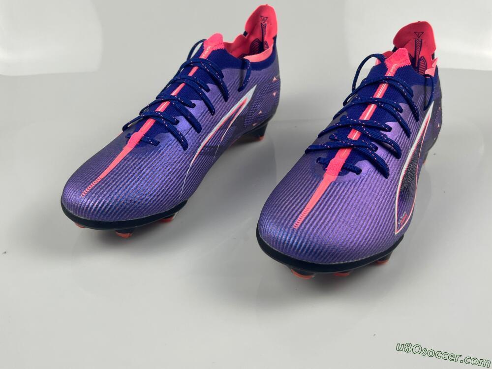 Puma Ultra 5 Ultimate FG Firm Ground Soccer Cleats - Blue/Pink/White