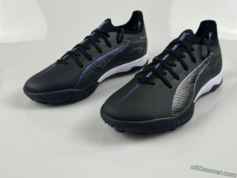 Puma Ultra 5 Ultimate TF Artificial Turf Soccer Shoes - Black/Blue/White