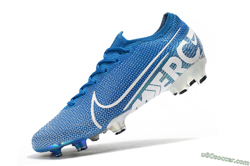 Nike Mercurial Vapor 13 Elite FG Firm Ground Soccer Cleats - Blue/White 8
