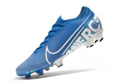 Nike Mercurial Vapor 13 Elite FG Firm Ground Soccer Cleats - Blue/White