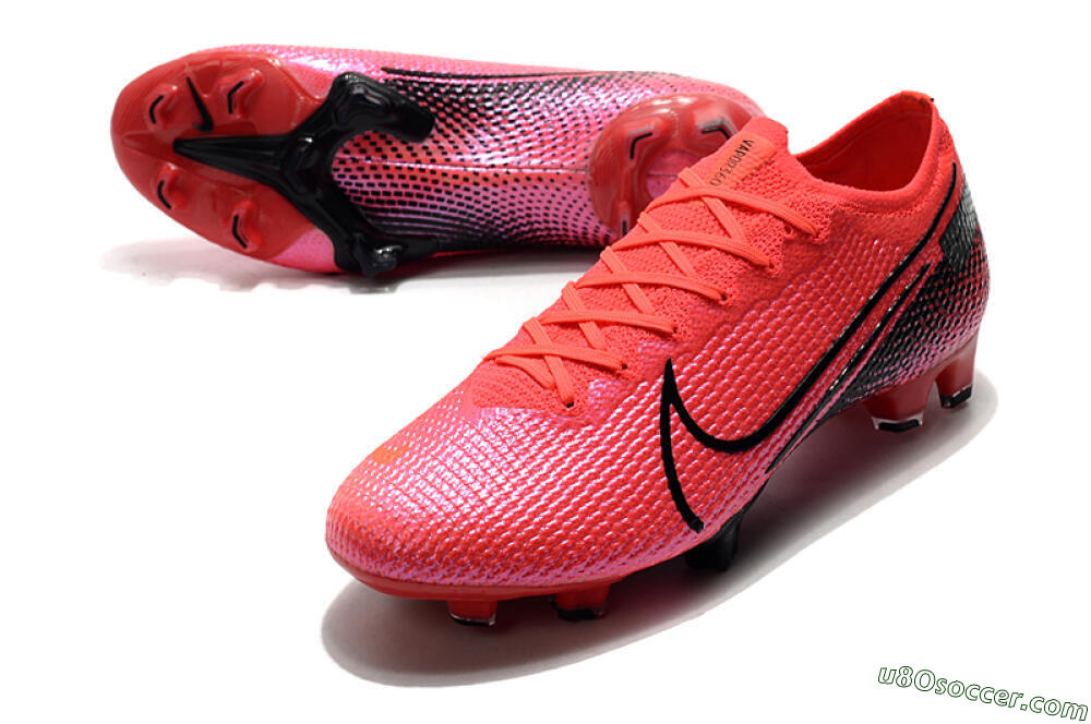 Nike Mercurial Vapor 13 Elite FG Firm Ground Soccer Cleats - Red/Black 3