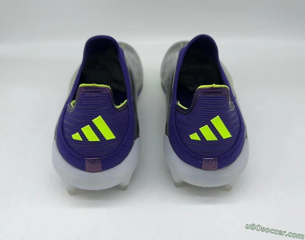 Adidas F50+ Lightstrike Pro FG Firm Ground Soccer Cleats - Purple/Yellow/Blue