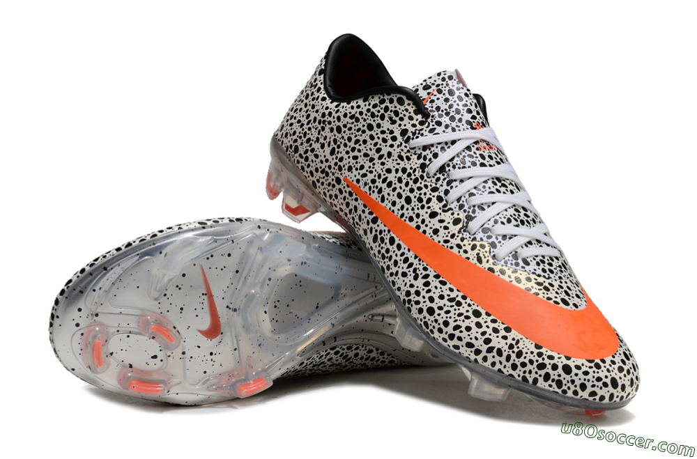 Nike Mercurial Vapor 10 FG Firm Ground Soccer Cleats - Black/White/Red 3