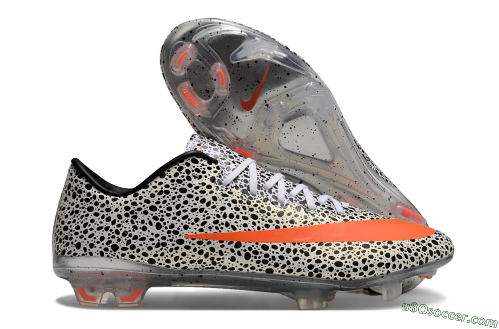 Nike Mercurial Vapor 10 FG Firm Ground Soccer Cleats - Black/White/Red 1