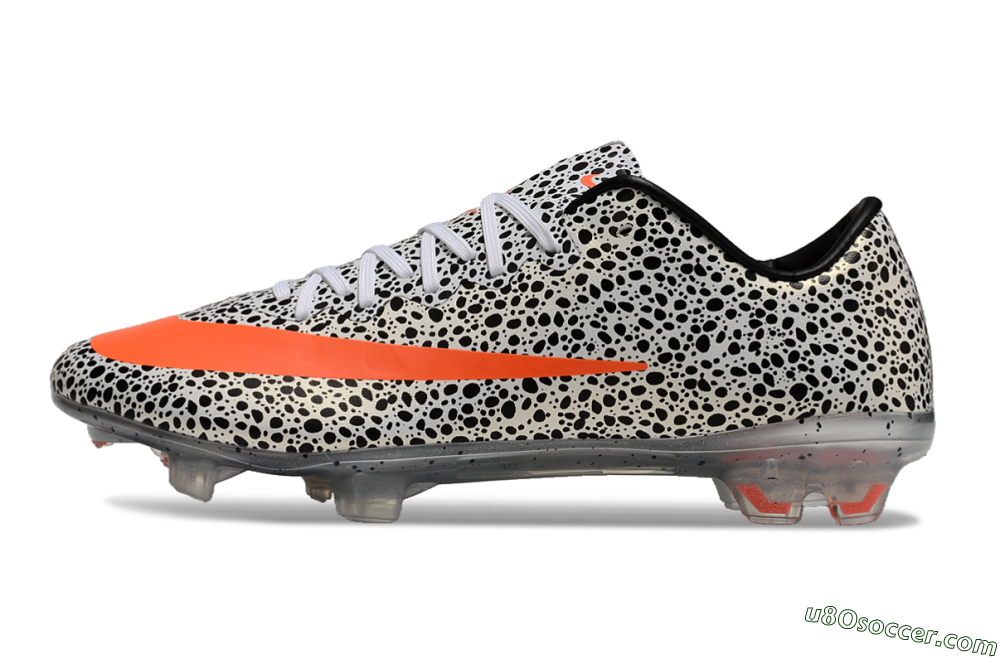 Nike Mercurial Vapor 10 FG Firm Ground Soccer Cleats - Black/White/Red 2