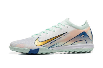 Nike Air Zoom Mercurial Vapor 16 Elite TF Artificial Turf Soccer Shoes - Jade/Blue/Gold