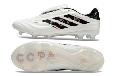 Adidas Copa Pure 2 Elite FG Firm Ground Soccer Cleats - White/Black/Red