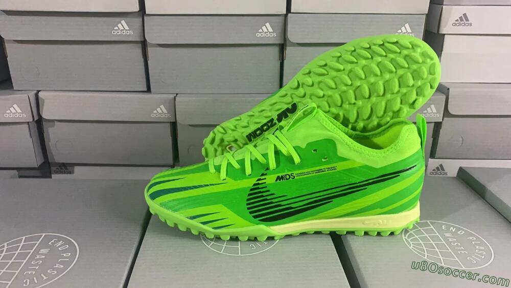 Nike Air Zoom Mercurial Vapor 15 Pro TF Artificial Turf Soccer Shoes - Green/Black/Yellow