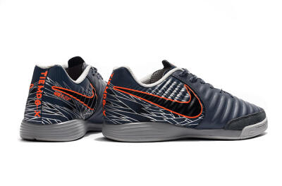 Nike Tiempo Ligera 4 IC Indoor & Futsal Soccer Shoes - Grey/Red/Black
