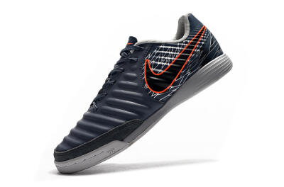 Nike Tiempo Ligera 4 IC Indoor & Futsal Soccer Shoes - Grey/Red/Black