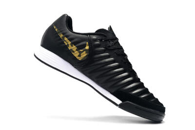 Nike Tiempo Ligera 4 IC Indoor & Futsal Soccer Shoes - Black/Gold/White
