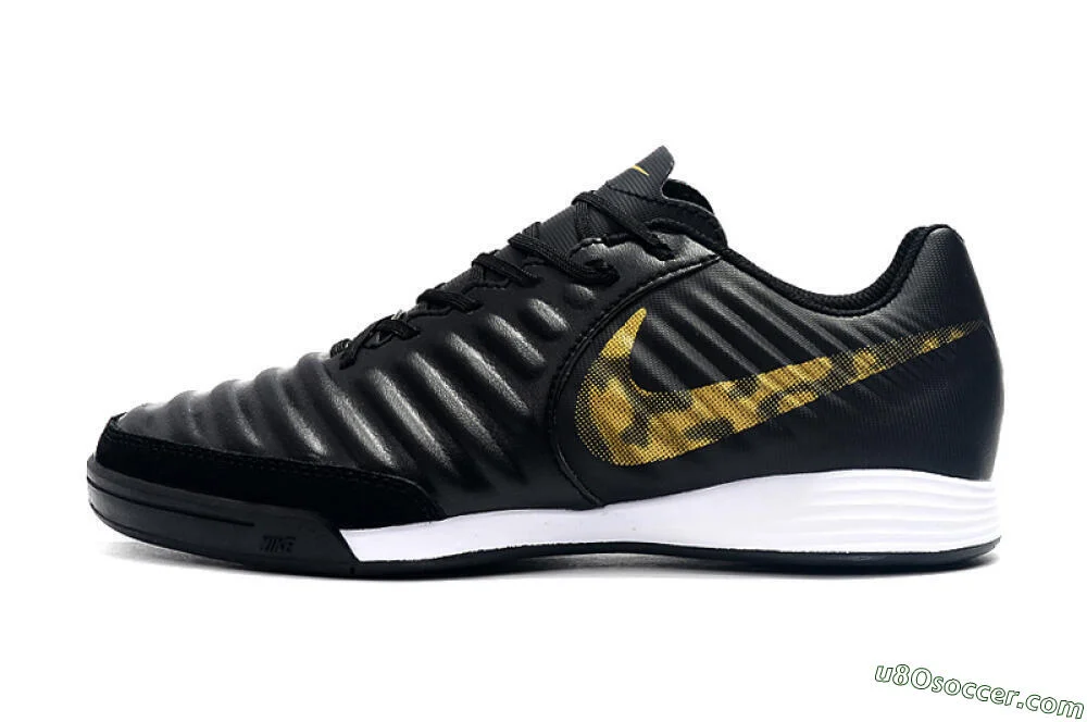 Nike Tiempo Ligera 4 IC Indoor & Futsal Soccer Shoes - Black