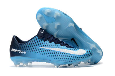 Nike Mercurial Vapor 11 FG Firm Ground Soccer Cleats - Blue/White/Black