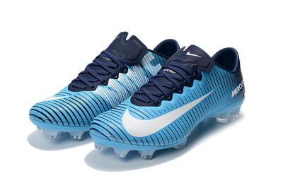 Nike Mercurial Vapor 11 FG Firm Ground Soccer Cleats - Blue/White/Black