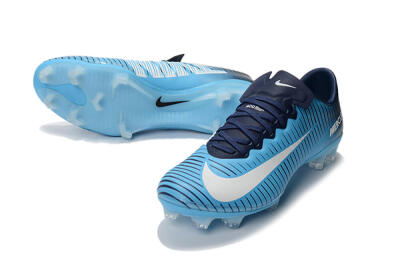 Nike Mercurial Vapor 11 FG Firm Ground Soccer Cleats - Blue/White/Black