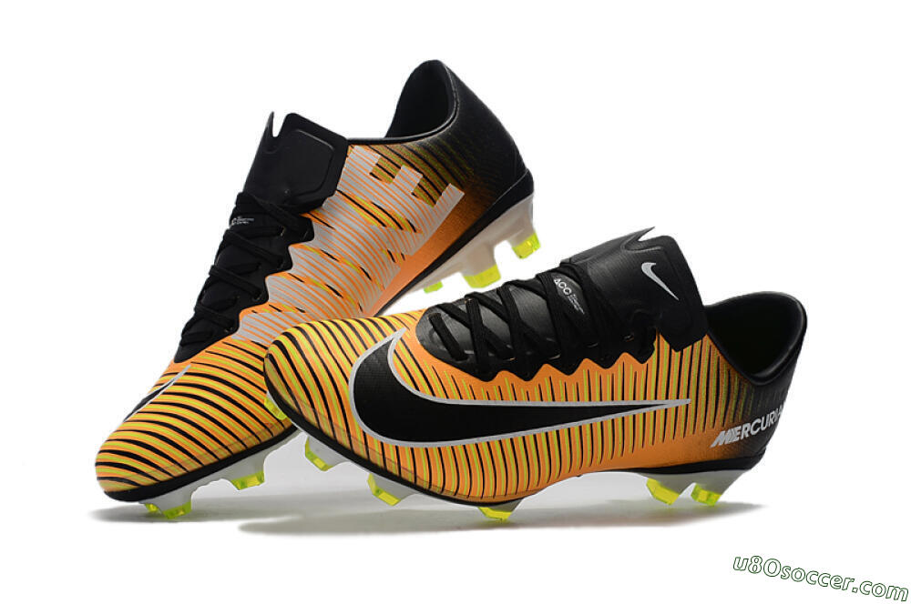 Nike Mercurial Vapor 11 FG Firm Ground Soccer Cleats - Orange/Black/White 6