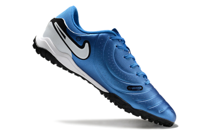 Nike Tiempo Legend 10 Academy TF Artificial Turf Soccer Shoes - Blue/White/Black