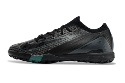 Nike Air Zoom Mercurial Vapor 16 Elite TF Artificial Turf Soccer Shoes - Black/Blue/Grey