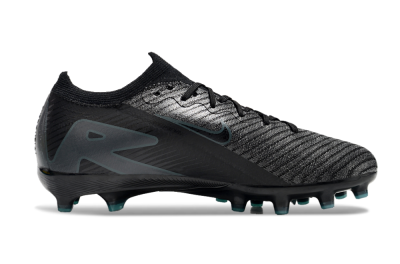 Nike Air Zoom Mercurial Vapor 16 Elite AG Artificial Grass Soccer Cleats - Black/Grey/Blue
