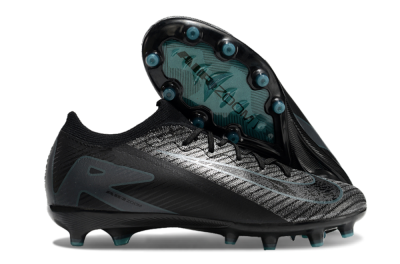 Nike Air Zoom Mercurial Vapor 16 Elite AG Artificial Grass Soccer Cleats - Black/Grey/Blue