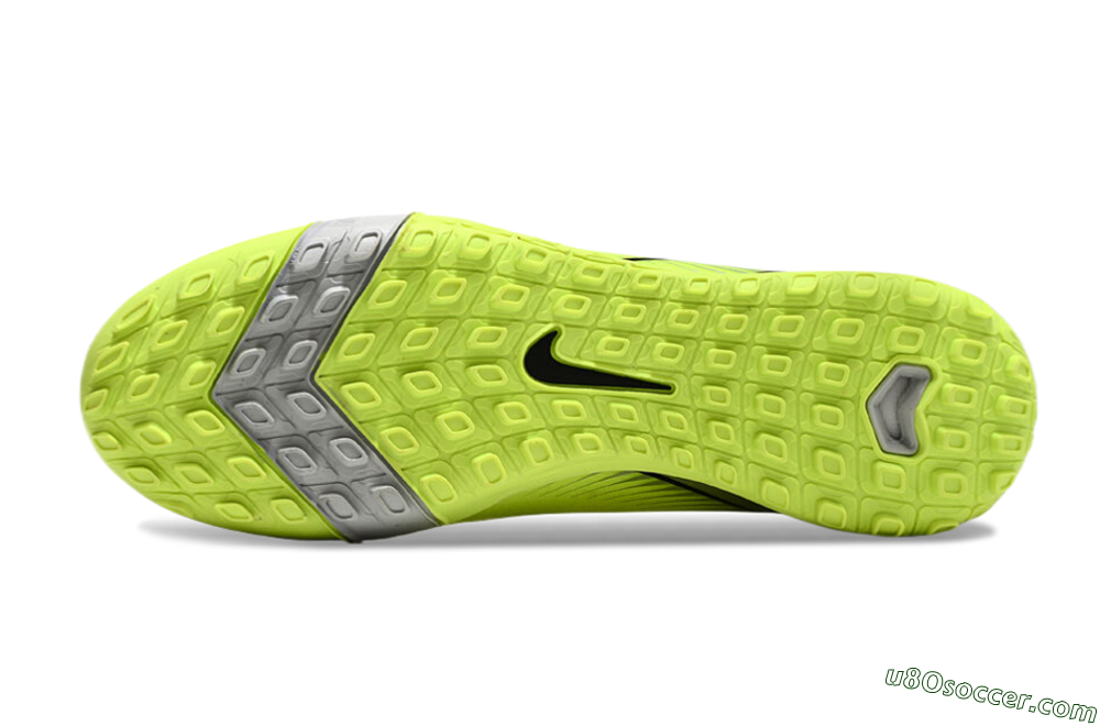 Nike Air Zoom Mercurial Superfly 10 Elite TF Artificial Turf Soccer Shoes - Yellow/Silver/Black 5