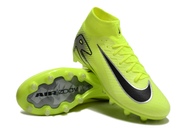 Nike Air Zoom Mercurial Superfly 10 Elite AG Artificial Grass Soccer Cleats - Yellow/Silver/Black