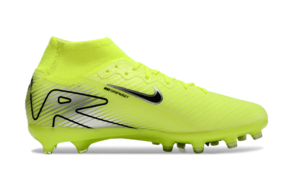Nike Air Zoom Mercurial Superfly 10 Elite AG Artificial Grass Soccer Cleats - Yellow/Silver/Black