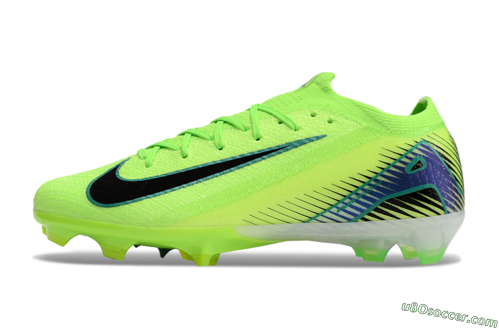 Nike Air Zoom Mercurial Vapor 16 Elite FG Firm Ground Soccer Cleats - Green/Black 2