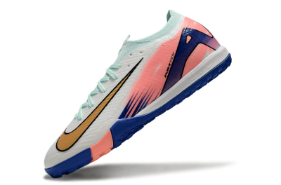 Nike Air Zoom Mercurial Vapor 16 Elite TF Artificial Turf Soccer Shoes - Jade/Pink/Blue