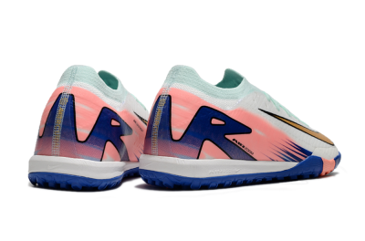 Nike Air Zoom Mercurial Vapor 16 Elite TF Artificial Turf Soccer Shoes - Jade/Pink/Blue