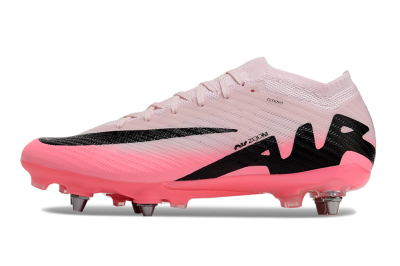 Nike Air Zoom Mercurial Vapor 15 Elite SG Soft Ground Soccer Cleats - Pink/Black