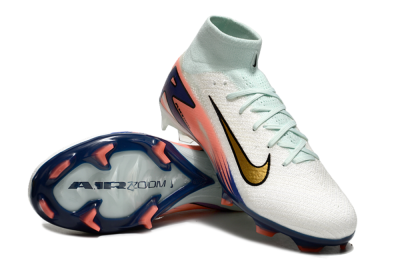 Nike Air Zoom Mercurial Superfly10 Elite FG Firm Ground Soccer Cleats - Jade/Pink/Blue