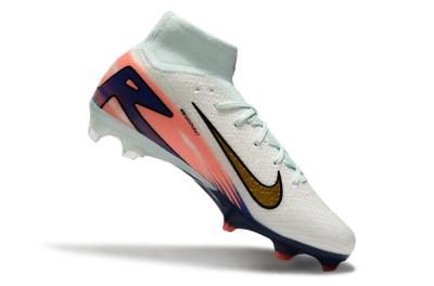 Nike Air Zoom Mercurial Superfly10 Elite FG Firm Ground Soccer Cleats - Jade/Pink/Blue