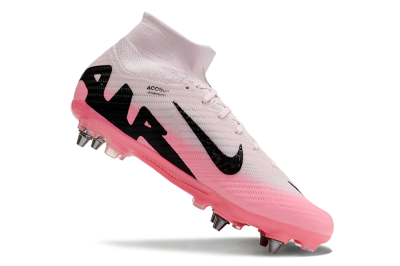 Nike Air Zoom Mercurial Superfly 9 Elite SG Soft Ground Soccer Cleats - Pink/Black