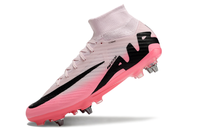 Nike Air Zoom Mercurial Superfly 9 Elite SG Soft Ground Soccer Cleats - Pink/Black