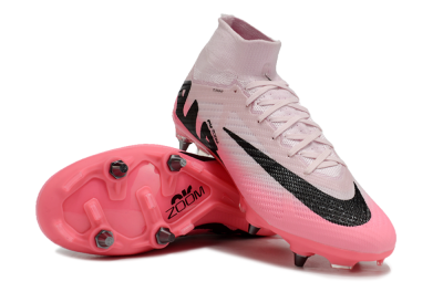 Nike Air Zoom Mercurial Superfly 9 Elite SG Soft Ground Soccer Cleats - Pink/Black