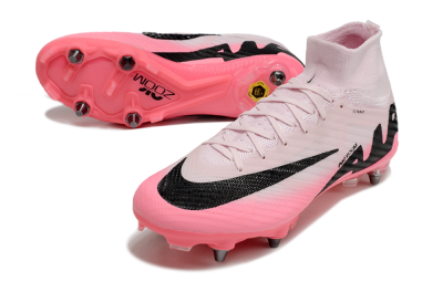 Nike Air Zoom Mercurial Superfly 9 Elite SG Soft Ground Soccer Cleats - Pink/Black