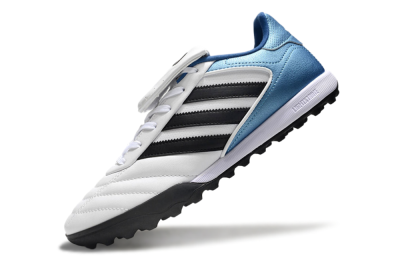 Adidas Copa Gloro 2 TF Artificial Turf Soccer Shoes - White/Black/Blue