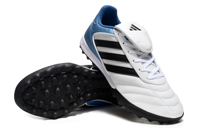Adidas Copa Gloro 2 TF Artificial Turf Soccer Shoes - White/Black/Blue